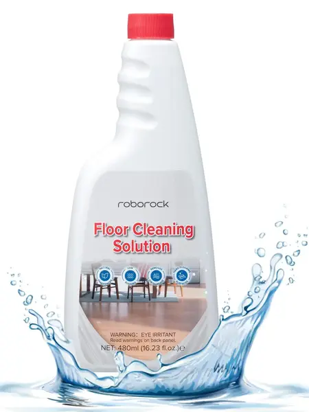 roborock Official Floor Cleaning Solution, Floor Cleaner for Hardwood Tile Hardfloor, Compatible Robot Vacuums with Mopping and Wet Dry Vacuum, 16.2 FL OZ, Dilution Ratio 1:200