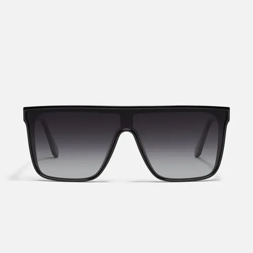 NIGHTFALL Extra Large Chameleon Sunglass Change Color Polarized Sports Sunglasses Rimless Metal Shield Shape One Piece Lens Universal Nose Pads
