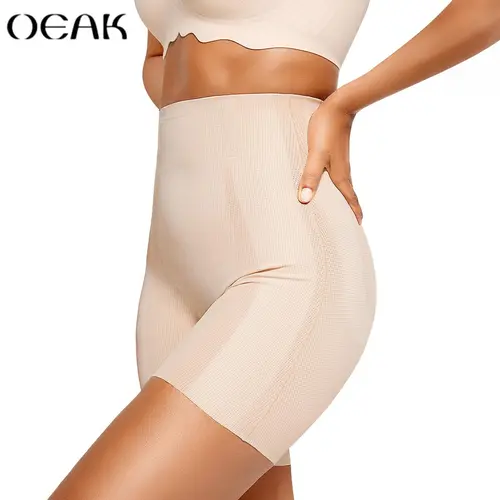 OEAK High Waisted Tummy Control Shapewear Shorts for Women - Comfortable and Breathable Butt Lifting Body Shaper Seamless Girdles Under Dress Fit