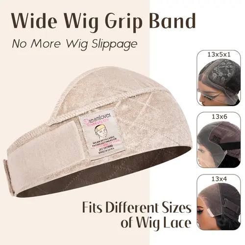 Summervibes Dreamlover Wig Grip Band for Lace Front Wigs, Adjustable Elastic Wig Grip Headband Wig Band for Women