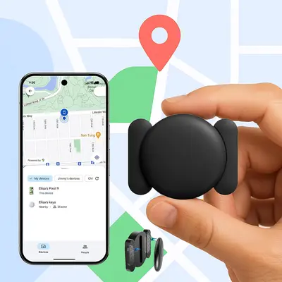GPS Tracker for Car,Mini Trackers Device with Weatherproof Magnetic Case-No Monthly Fee-Best Hidden GPS Trackers,Anti-lost Device,Works with Apple Find My #SummerWins #DealsForYouDay