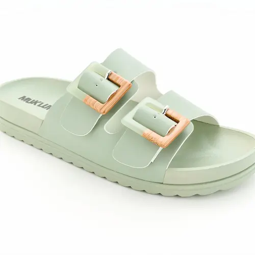 Muk Luks Adjustable Slide Sandals - Isabelle