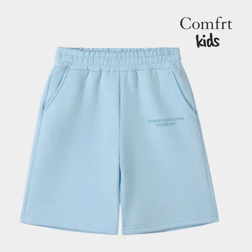Comfrt Kids | Pastel Shorts | Soft Kids Pastel Lounge Shorts With Pockets