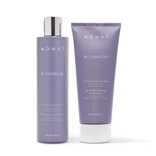 MONAT IR Clinical Thickening Shampoo & Conditioner Duo – Fuller, Thicker-Looking Hair Set Scalp Care Set Mint Scent Nourishing Plant Rosemary Cleansing Cleanser