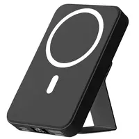 10000mAh Magnetic Wireless Power Bank with Foldable Stand, LED Battery Display, Multi-Device Charging Support, Portable Charger for iPhone 17/16/15/14/13/12 Series summerwins