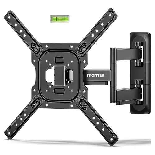 monTEK Adjustable Full Motion TV Wall Mount for 13-120 Inch Flat & Curved TVs, Monitors, Swivel-Tilt Articulating Bracket, Max VESA 900x600mm, 264 lbs Max Load