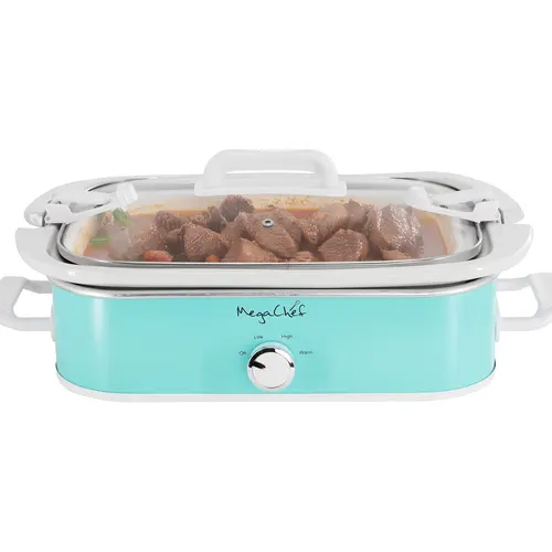 MegaChef 3.5-Quart Casserole Slow Cooker w/ 3 Temp Settings