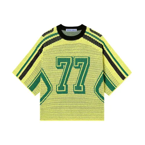 Aelfric Eden Comfort Tee Knit Tee 77 Stripe Graphic Unisex Tee Color Blocking Y2k Short Sleeve 2025 Trend Tops,summerwins,summeroutfits,vacationoutfits,beachoutfits