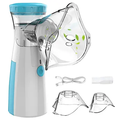 Portable Handheld Nebulizer,Mesh Spacer Machine with Accessories for Adult & Kid,Handheld Electric Atomizer for Breathing Issues for Travel Home Use,Gift for Mum
