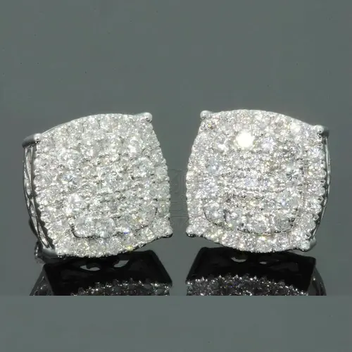 2026 TREND ALERT】Summer Women's Elegant Square Rhinestone Studs | AAA Cubic Zirconia 18K Gold Plated | 360° Sparkle | Minimalist Fashion Jewelry | Gift for Girlfriend Sparkling Minimalistic