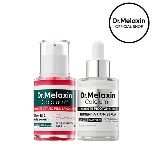 [Dr.Melaxin Official] Lumi firm & lift Duo  | plumping skin & strengthen skin density | Cyano Pink Spicule Serum + Picotonic Shot Ampoule