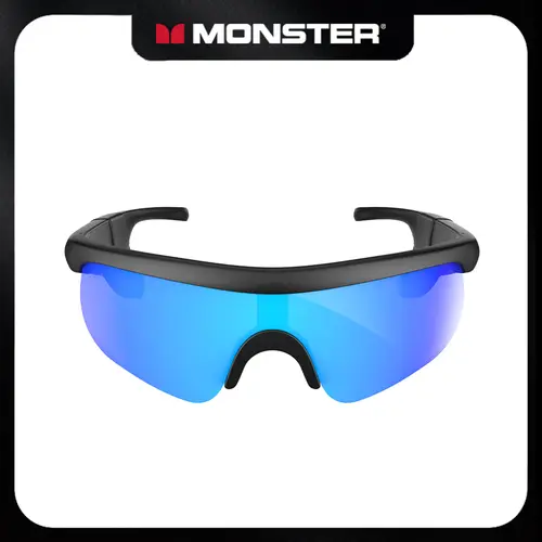 Monster AI Smart Sports Glasses with Hi-Fi Sound Bluetooth 6.0Sunglasses for Music Calls Noise Reduction UV Protection Lightweight Tech Gadget Gifts for Men Women - SummerWins - DealsForYouDays