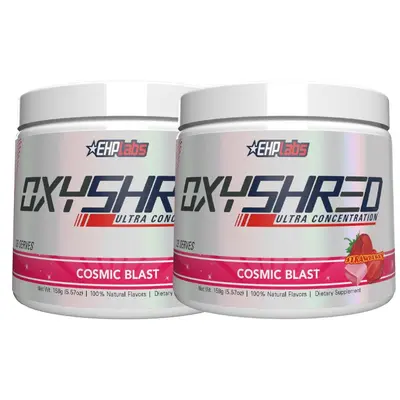 OxyShred Ultra Twin Pack | 2 x Pre-Workout Energy Powder | Stock Up & Save | Sugar Free Energy & Focus Support | Best Value Daily Performance Bundle