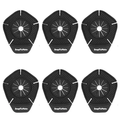GJANSH 6PCS Car Wiper Arm Hole Protector, Silicone Windshield Wiper Dust Cover, Universal Wiper Arm Hole Pad, Auto Exterior Accessories for Most Cars, SUVs, Trucks