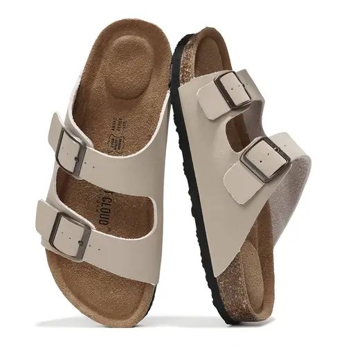 Project Cloud Women's | 100% Genuine Leather Womens Sandals | Memory Foam | Lightweight | Non-Slip - Venita