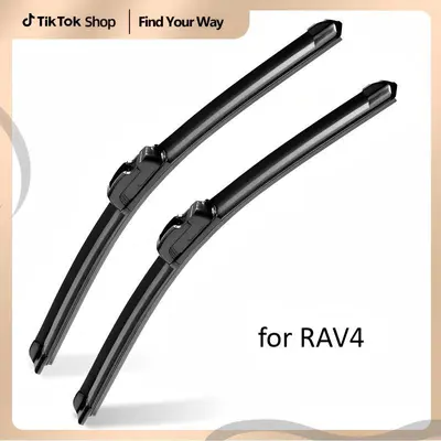 Fit for Toyota RAV4/RAV4 PRIME 26"+16" Frameless Windshield Wipers, J-Hook Interface, Silent, Streak-Free, Easy Install, 2-Pack Set, Premium All Season, Snow/Winter Weatherproof Wipers, Zero Streak Performance, Automotive Accessories