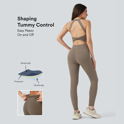 【Creator‘s Pick】Halara UltraSculpt Tummy Control Training Jumpsuit with Pockets-Easy Peezy Edition #SwimWeek