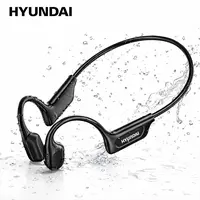 HYUNDAI G06 Bone Conduction Neckband Wireless Earphones with Bluetooth 5.4, Waterproof Sports Design, 360° Flexible Bending, Lightweight & Comfortable Fit, Long Battery Life, Wireless Headphones for Music, Calls & Sports, Compatible with Android & iOS,fat
