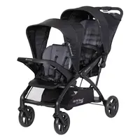 Baby Trend® Sit N Stand® Lightweight Foldable Double 2.0 Stroller w/ Removable 2 Panel Fully Ratcheting Canopy