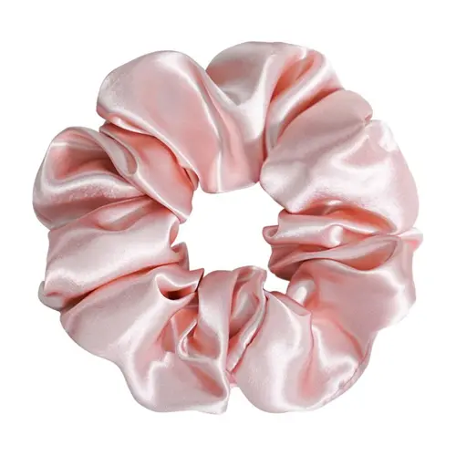 1 Pcs Satin Scrunchies For Women Soft than Silk For Hair, Fashion Ties and Bands For Hair Ponytail Styling (Random Color)