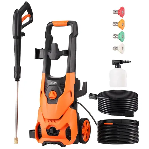 【DealsForYouDays】VEVOR Electric Pressure Washer Max 4200 PSI 2.8 GPM with Nozzles & Foam Cannon