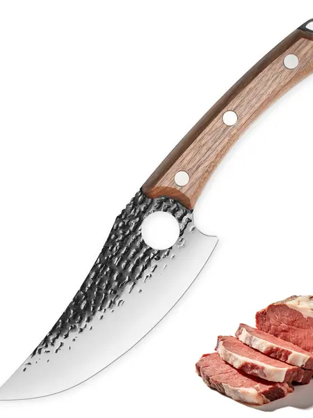 Professional Multi-Purpose Chef's Knife: Razor-Sharp, Rust-Resistant, Ergonomic Design for Indoor & Outdoor Use summerwins