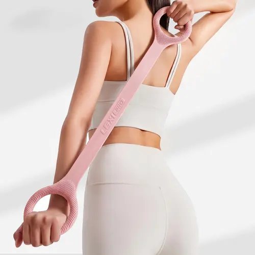 SummerVibes LEXI Figure 8 Resistance Bands for Women's Muscle Exercise, At-Home Gym Equipment, Calisthenics Tools for Arms & Chest Expansion, Yoga Stretching & Quick Workouts (White),summerwins