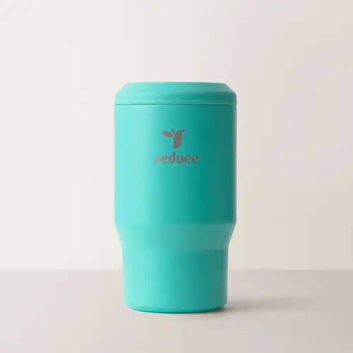 Reduce Drink Cooler 4-in-1 Insulated Beverage Holder Adjustable Cup Cooler Keeps Drinks Cold Longer Drinkware Lid