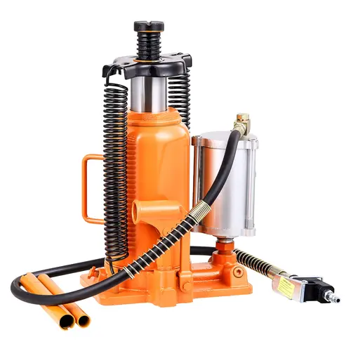 【DealsForYouDays】VEVOR Air Hydraulic Bottle Jack,20 Ton (44092 lbs) Capacity10.2-19.5 Inch Lifting RangePneumatic/Manual Heavy Duty Welded Bottle Jack with Pump for CarSUVPickupTruckRV Auto RepairOrange,father'sdaygifts