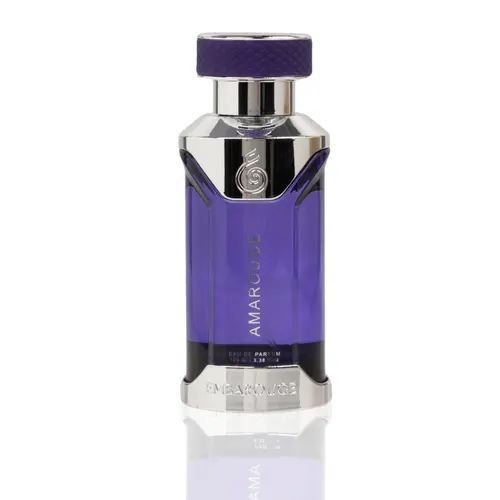 Embarouge Amarouge Men’s Eau de Parfum 100ml | Fresh Lime • Juniper Berry • Peppermint • Pink Pepper | Long-Lasting Citrus Aromatic Scent | Gift for Men | 3.4 Fl. Oz.