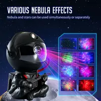 Astronaut Galaxy Projector with Nebula Effects Star Projector Galaxy Night Light for Kids Room Decor Various Nebula Effects Using with USB connection