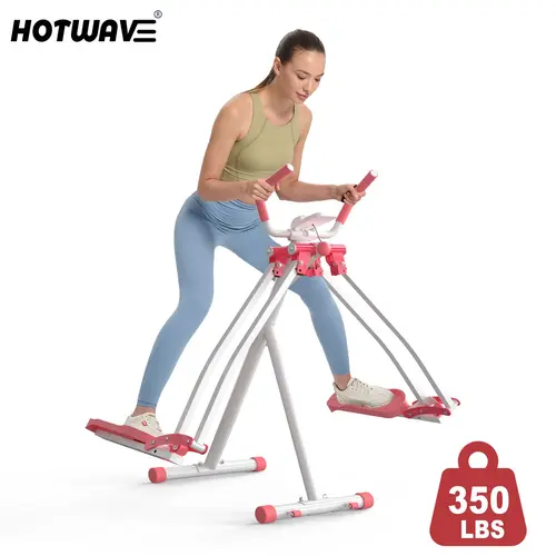 Live HOTWAVE Home SpaceWalker: Portable, Unisex Aerobic Fitness Equipment. Foldable and lightweight, designed specifically to target the glutes, legs, and abs; constructed from carbon steel with non-slip rubber pads Summervibes summerwins