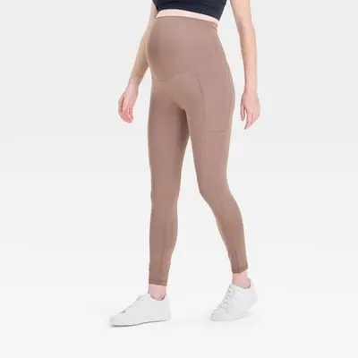 Over Belly High-Rise Performance Pocket Active Maternity Leggings - Isabel Maternity by Ingrid & Isabel