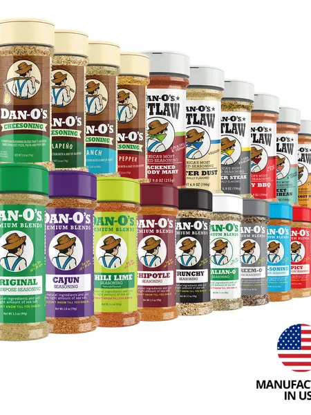Premium Blends + Outlaws Bundle - 20 Pack Combo! All the Dan-O's Premium Blends and Dan-O's Outlaws in one Combo! Seasoning Sampler Protein Seasoning