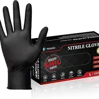 PROMEDIX P HEAVY DUTY 6 Mil Nitrile Gloves, 100 Count Disposable Gloves, Latex Free & Powder Free, Food Safe for Cleaning, Kitchen, BBQ and Automotive Use, Industrial Grade Professional Grade Chemical Resistant Gloves