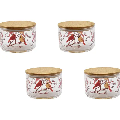 Temp-tations Stackable 18-oz Glass Bowls with Wood Lids