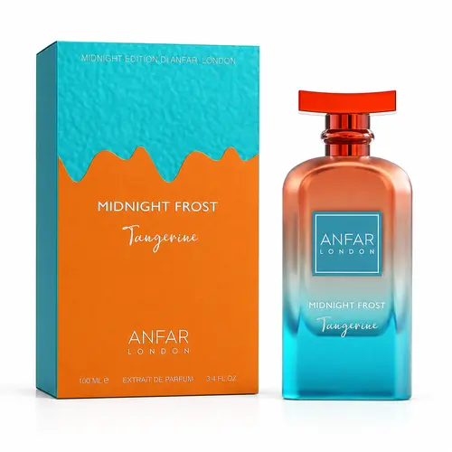 Anfar Tangerine Midnight Frost Eau De Parfum 3.4fl.oz Perfume Cologne - Fruity Sweet Scent, Unique Tangerine & Midnight Frost Notes, High-Quality, Versatile for Everyday Wear, Single Item