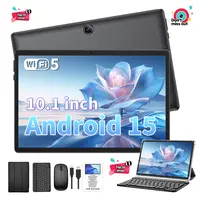 【SummerTurnUp】2026 Back To School Family Tablet - All in 1 Bundle with Keyboard, Mouse, Stylus, Case - Foldable Device with Camera, Bluetooth, Screen, Streaming & Campus Life