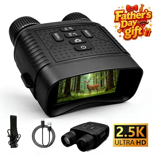 Night Vision Goggles-Night Vision Binoculars,2000 mAh Battery,7 Levels Infrared,6X Digital Zoom,Father's Day Gift,Unique Gifts for Man(Wildlife Observation,Hunting,Camping),summerwins summerwins,father'sdaygifts,campingessentials,campinggear