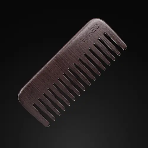 BASED Wooden Comb | Anti-Static & No Snag | Simple. Effective. BASED.