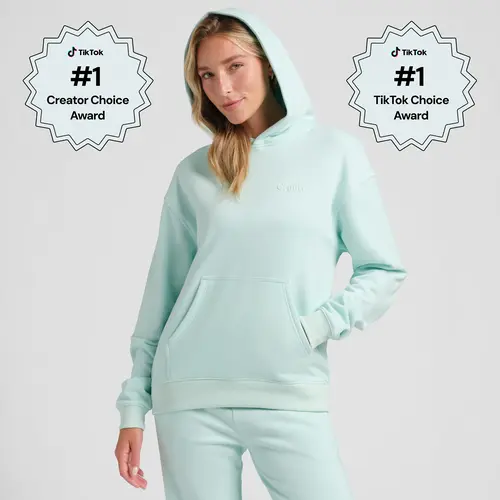 Comfrt | Halo Lightweight Fleece Hoodie | Everyday Soft Lightweight Layering Pullover Sweatshirt