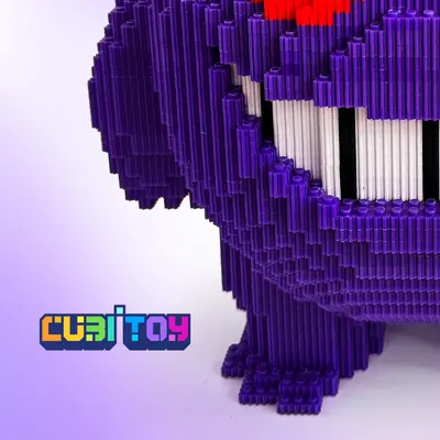 CubiBRICK Animation Series Large Ghost (12,500 PCS) Micro 3D Building Block Model