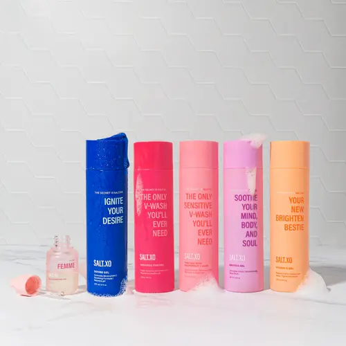 Salt.Xo | Salt.Xo Signature Set (Femme Rejuv, Ignite Your Desire, Grapefruit, Seedless, Vitamin C Turmeric & Erotica Gels
