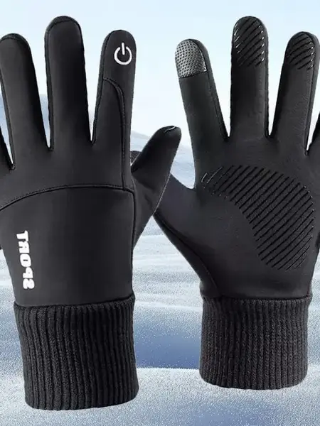 Winter Thermal Gloves with Touchscreen Fingers for Men and Women, Liner for Running, Cycling, Driving, and Hiking