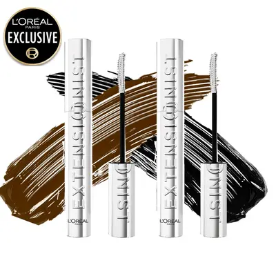 Extensionist Mascara Black + Brown Bundle, L'Oreal Paris