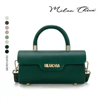Milan Chiva Women's Designer Elegant Chic Bucket Handbag - Small Mini Top Handle Bag with Detachable Adjustable Crossbody Strap, Spacious Interior, 8L x 4W x 4.2H Handbag Shoulder Purse, Adjustable Crossbody Bag, Casual Trendy Bag, Plain tiktokshopspringg