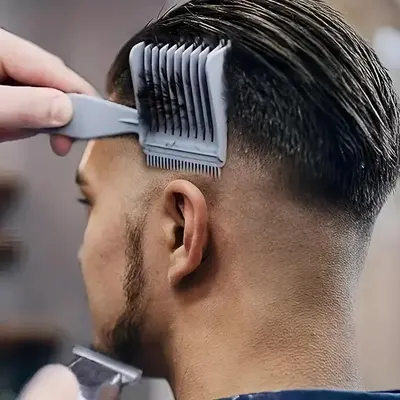 3PCS Haircut Comb Set for Men – Easy At-Home Trimming with Long Handle and Anti-Slip Design