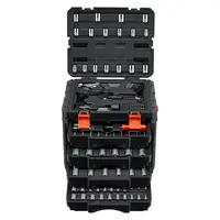 【fathersdaygift】VEVOR Mechanics Tool Set,230-Piece Mechanic Tool Kit1/4 in3/8 inand 1/2 in DriveSAE and Metric Socket SetWrenchesScrewdriver BitsAccessoriesand Storage Casefor Automotive RepairCar ToolsTool Kit Set, Father's Day Gifts, All-In-One Tool Kit