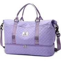 Dakimoe Women's Travel Bag Set - Carry On Duffle with Shoe Compartment, Wet Pocket, Personal Item for Overnight, Gym Use, Personal Item Travel Bag