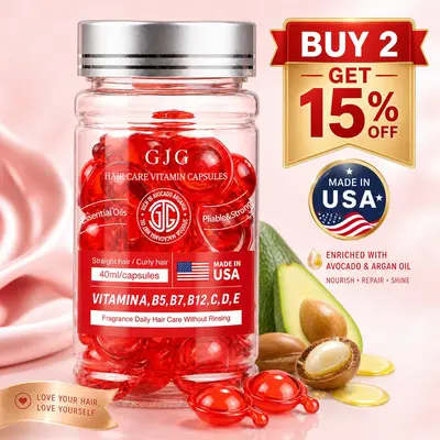 40 PCS Argan & Avocado Hair Serum Capsules